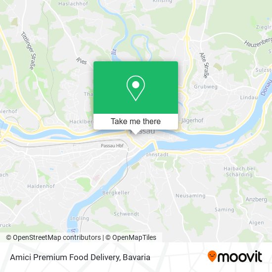 Карта Amici Premium Food Delivery