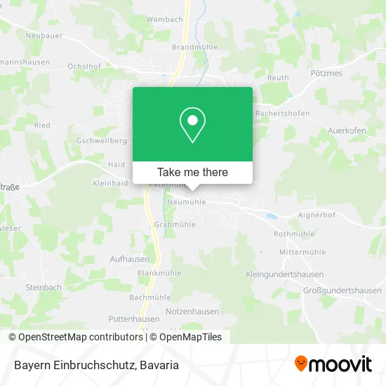 Карта Bayern Einbruchschutz