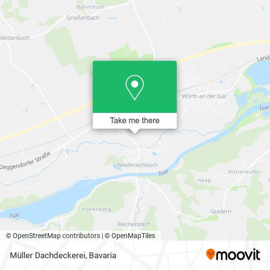 Müller Dachdeckerei map