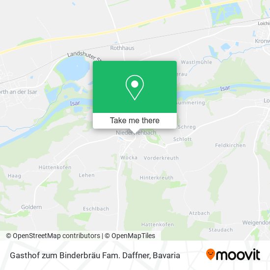 Gasthof zum Binderbräu Fam. Daffner map