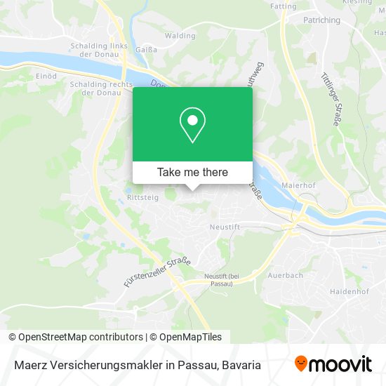 Maerz Versicherungsmakler in Passau map