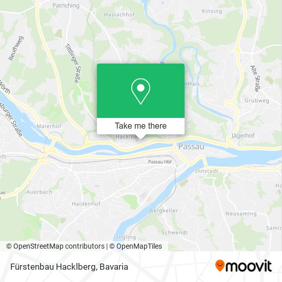 Fürstenbau Hacklberg map