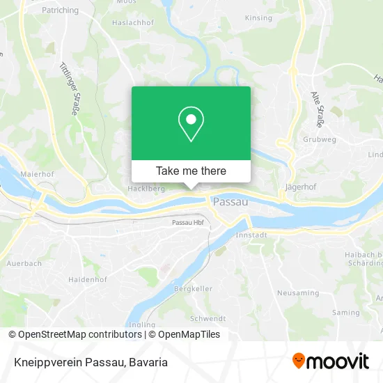 Карта Kneippverein Passau