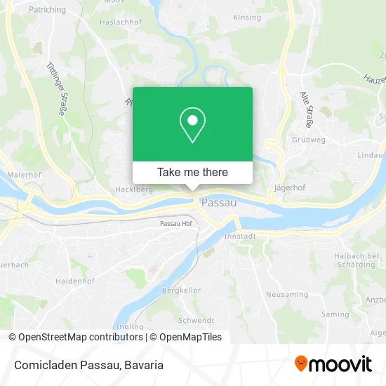Карта Comicladen Passau