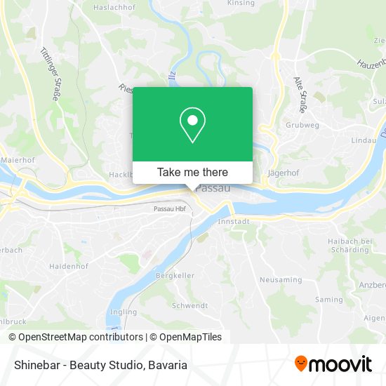 Shinebar - Beauty Studio map