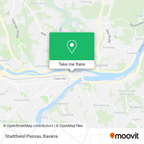 Карта Stadtbeisl Passau