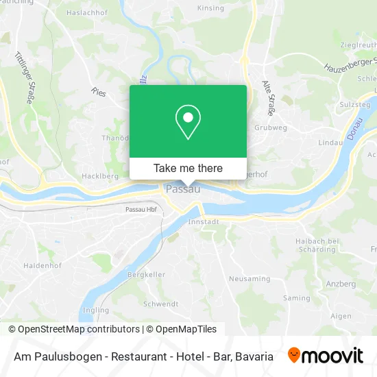 Карта Am Paulusbogen - Restaurant - Hotel - Bar