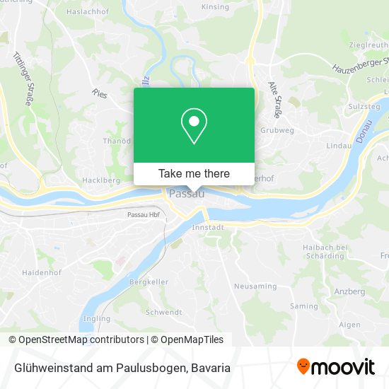 Glühweinstand am Paulusbogen map