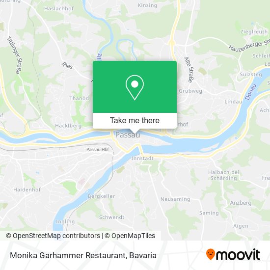 Monika Garhammer Restaurant map