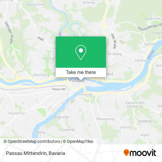 Карта Passau Mittendrin