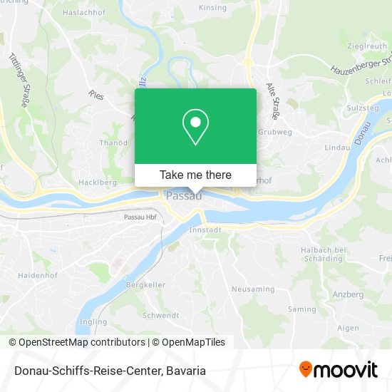 Donau-Schiffs-Reise-Center map