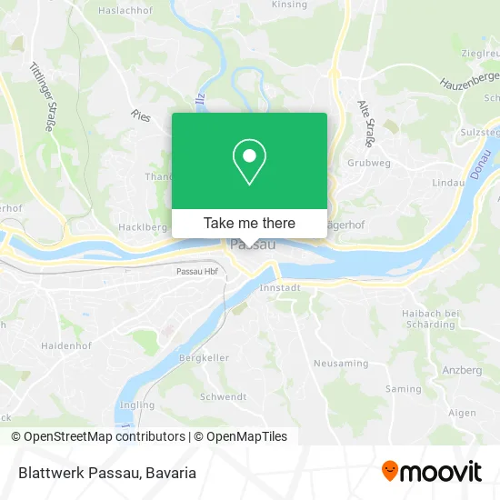 Карта Blattwerk Passau