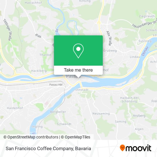 San Francisco Coffee Company map