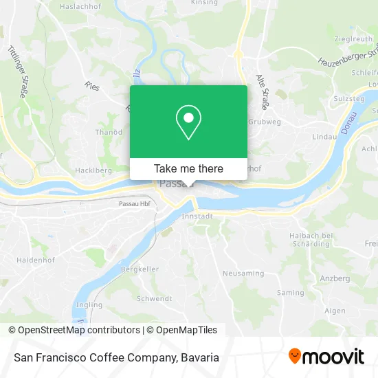 Карта San Francisco Coffee Company