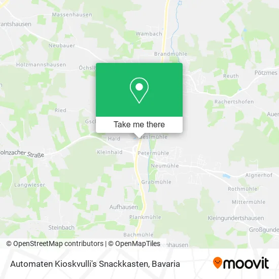 Карта Automaten Kioskvulli's Snackkasten