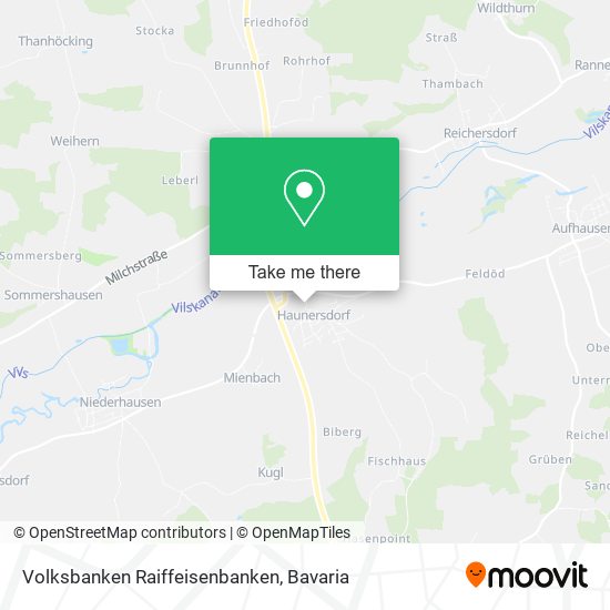 Volksbanken Raiffeisenbanken map