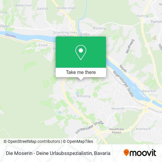 Die Moserin - Deine Urlaubsspezialistin map