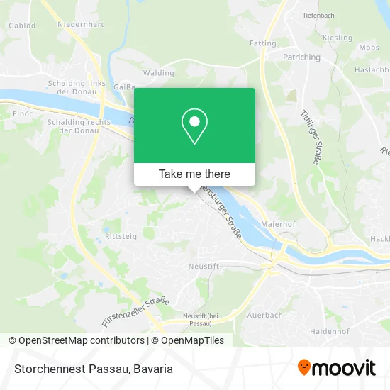 Карта Storchennest Passau