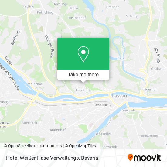 Hotel Weißer Hase Verwaltungs map