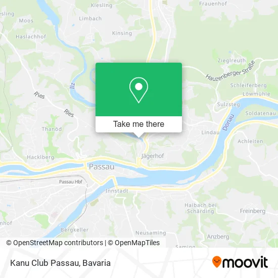 Карта Kanu Club Passau