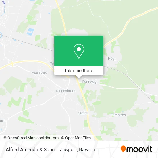 Карта Alfred Amenda & Sohn Transport