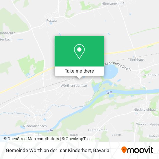 Gemeinde Wörth an der Isar Kinderhort map