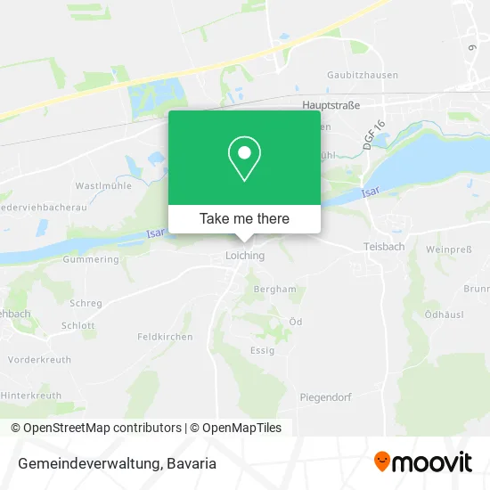 Карта Gemeindeverwaltung