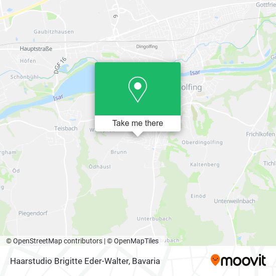 Haarstudio Brigitte Eder-Walter map