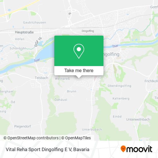 Vital Reha Sport Dingolfing E V map