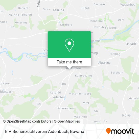 E V Bienenzuchtverein Aidenbach map