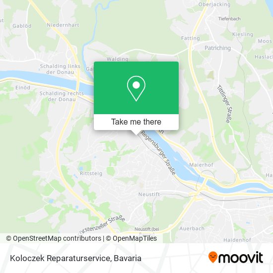 Koloczek Reparaturservice map