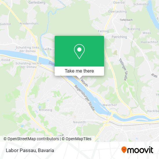 Labor Passau map