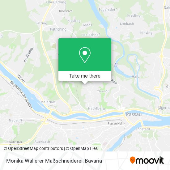 Monika Wallerer Maßschneiderei map