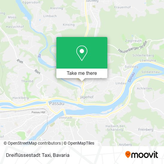 Dreiflüssestadt Taxi map