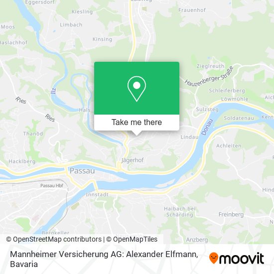 Mannheimer Versicherung AG: Alexander Elfmann map