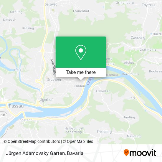 Jürgen Adamovsky Garten map
