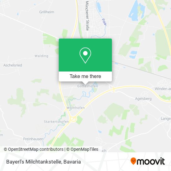 Bayerl's Milchtankstelle map