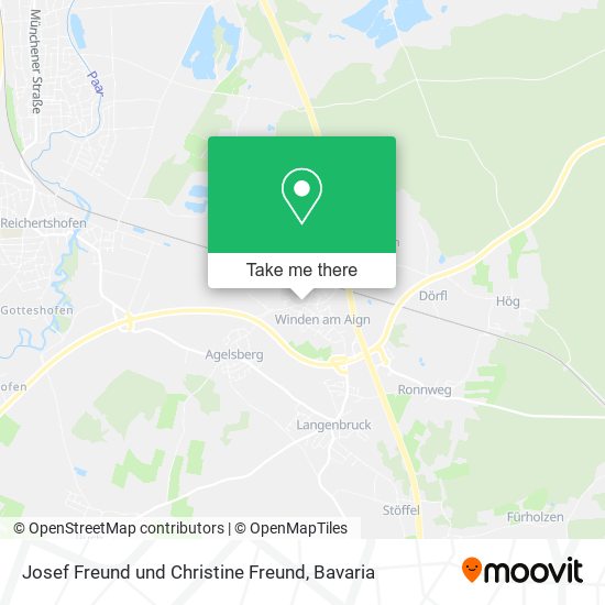 Josef Freund und Christine Freund map