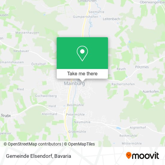 Gemeinde Elsendorf map