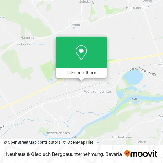 Карта Neuhaus & Giebisch Bergbauunternehmung