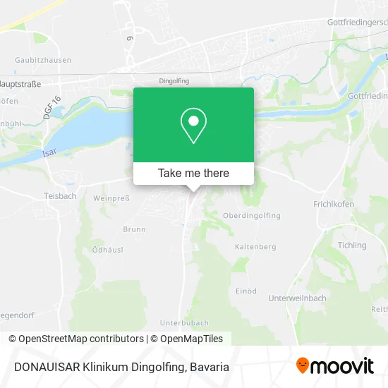 Карта DONAUISAR Klinikum Dingolfing