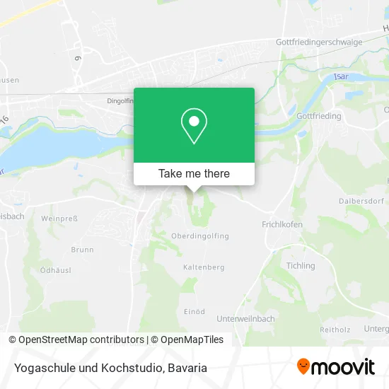 Yogaschule und Kochstudio map