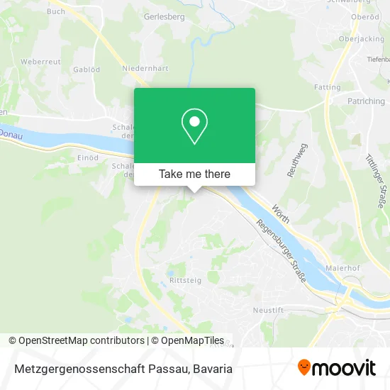 Карта Metzgergenossenschaft Passau