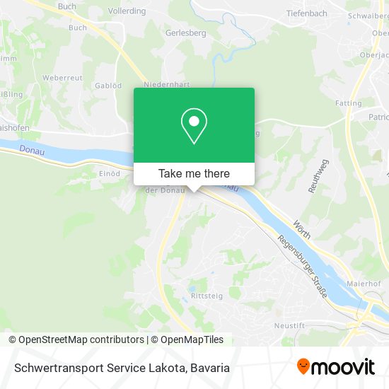 Schwertransport Service Lakota map