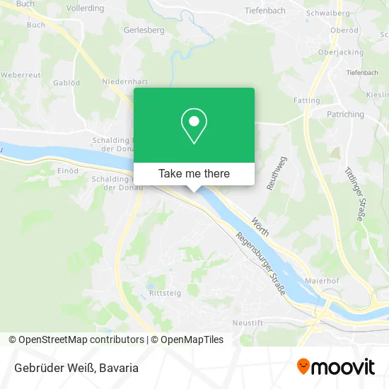 Карта Gebrüder Weiß