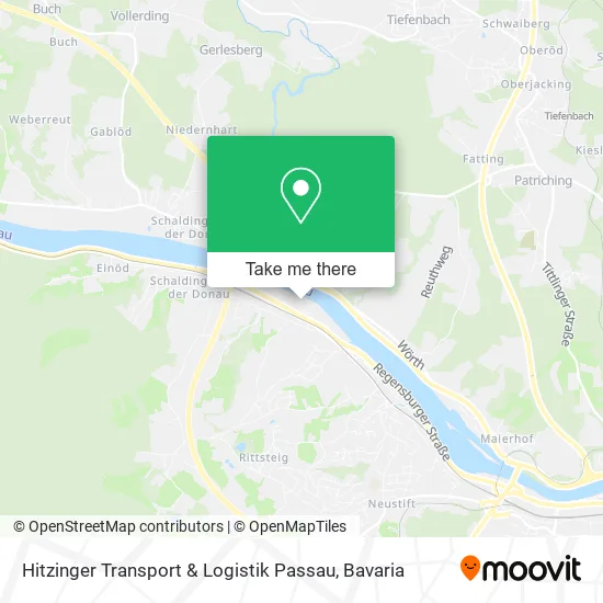 Карта Hitzinger Transport & Logistik Passau