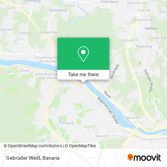 Карта Gebrüder Weiß
