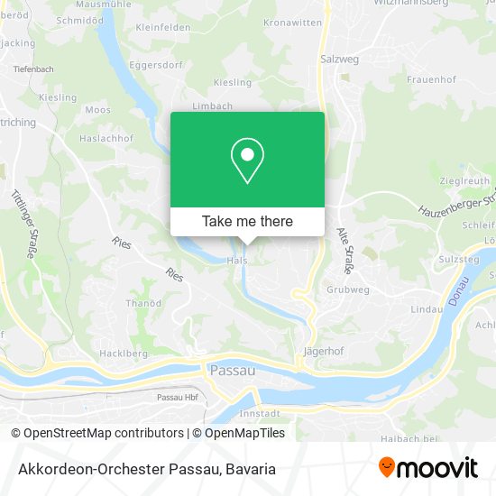 Akkordeon-Orchester Passau map