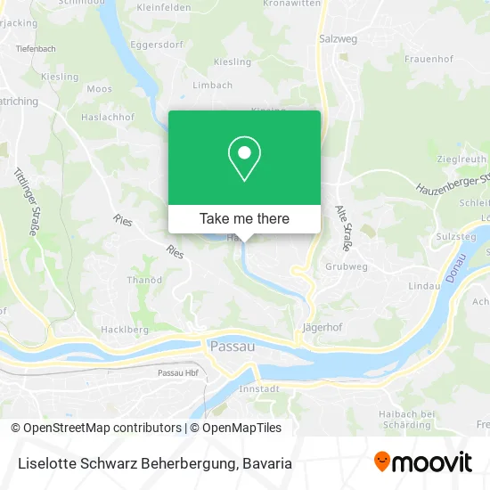 Карта Liselotte Schwarz Beherbergung