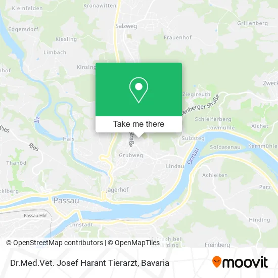Карта Dr.Med.Vet. Josef Harant Tierarzt